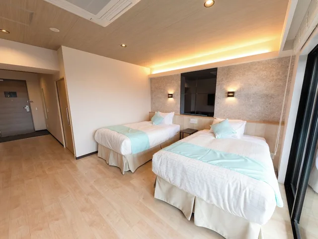 Universal, Twin Beds, 2 Futon Beds، Livemax Resort Miyahama Onsen Ocean 2/4