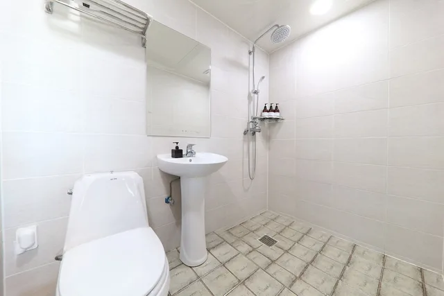 غرفة ديلوكس بسرير مزدوج بإطلالة على الجبل، Jeju Miracle Guest House 3/3