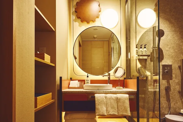 جناح بسريرين منفصلين بإطلالة على الحديقة بشرفة في الطابق الأرضي، Hotel Indigo Inuyama Urakuen Garden 4/4