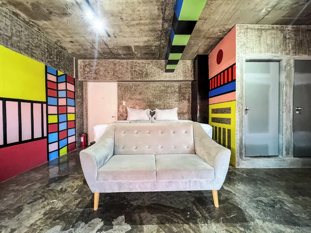 استوديو ديلوكس بسرير كينج وسريرين منفصلين، D522 Hostel at Kiener Hills - Near Cebu Airport 3/4