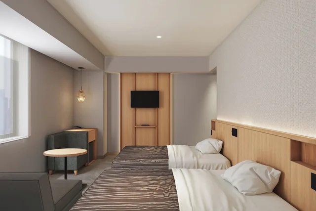 Renovated, Superior, Twin Beds، Sendai Washington Hotel 1/6