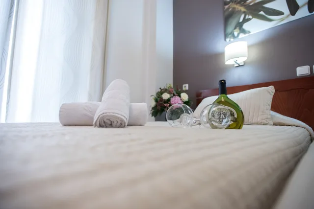 غرفة بسرير مزدوج أو سريرين منفصلين، Epidavros Hotel 3/6