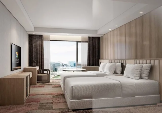 غرفة ديلوكس بسرير كينج وسرير فردي، Hyatt Place Seoul Pangyo 1/5