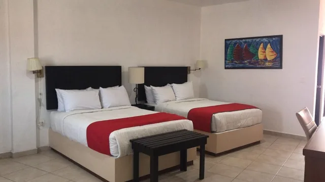 غرفة أساسية بسريرين مزدوجين بغرفة نوم واحدة، Hotel Marina Topolobampo 1/2