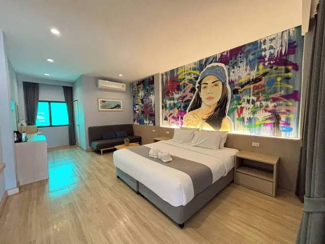 غرفة إليت بسرير مزدوج بإطلالة على الحديقة، TARNSIRI Boutique Resort 7/10
