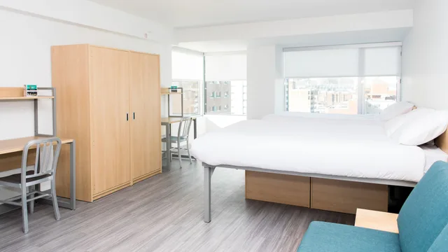غرفة قياسية بسريرين مزدوجين، Campus1 Mtl Student Residence Downtown Montreal 1/3