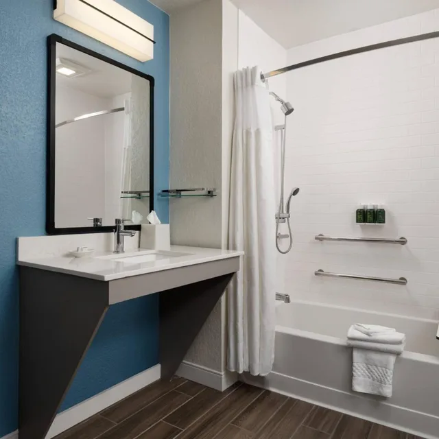 استوديو بسرير كوين مع أريكة بحوض استحمام لذوي الإعاقة، Residence Inn By Marriott Silicon Valley Sunnyvale Ii 6/7