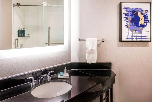 غرفة ركنية بسرير كينج، Hilton Richardson Dallas 5/6