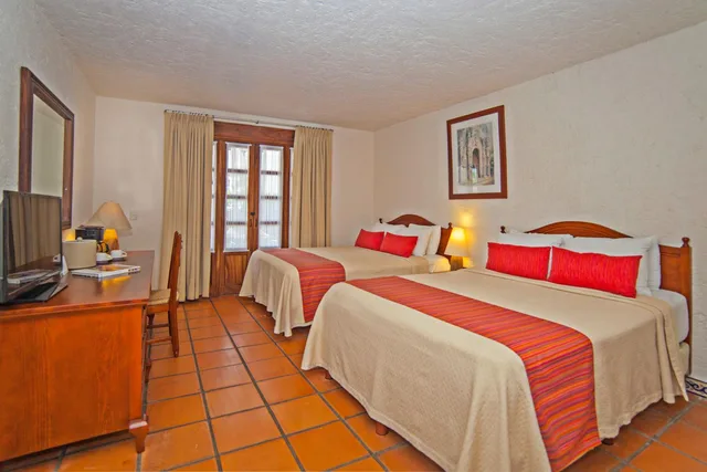 غرفة بسريرين كوين، Villa Blanca Huatulco 2/3