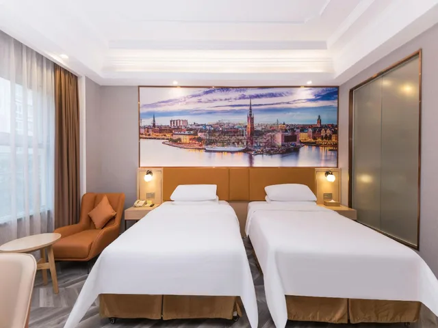 غرفة بزنس بسريرين مزدوجين، Vienna Hotel (Suzhou Jinji Lake) 2/2