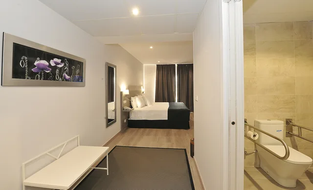 غرفة كلوب بسرير مزدوج أو سريرين منفصلين، Hotel Salobrena Suites 7/8
