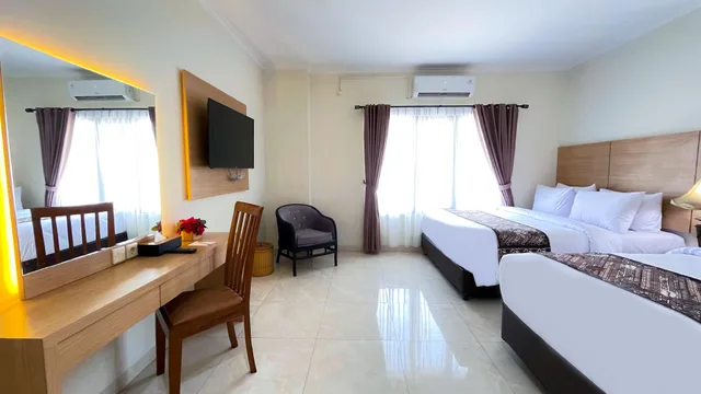 غرفة بسرير فردي تُحدَّد عند الوصول، Hotel Baron Indah 1/1
