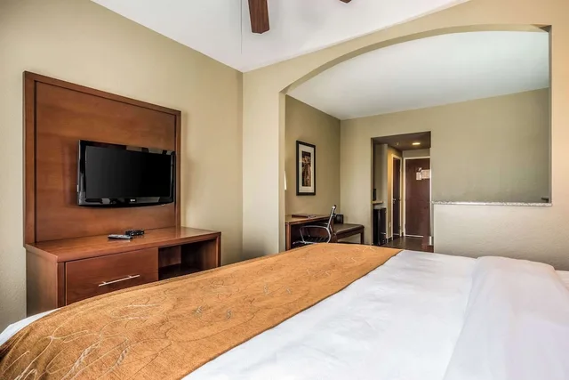 جناح بسرير كينج مع أريكة، Comfort Suites Near Texas State University 1/3