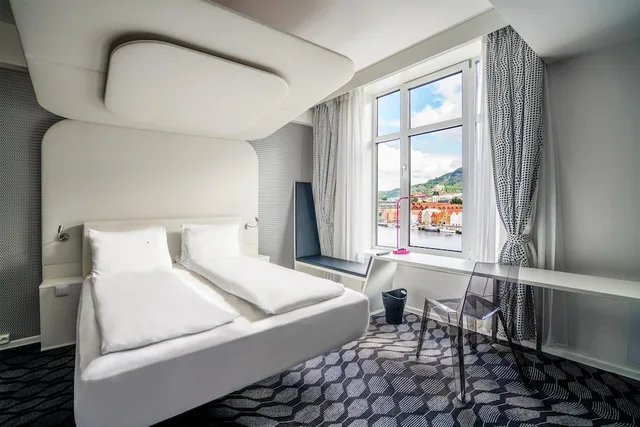 غرفة سوبيريور بسرير كوين بإطلالة على المدينة، Magic Hotel Kløverhuset 3/10