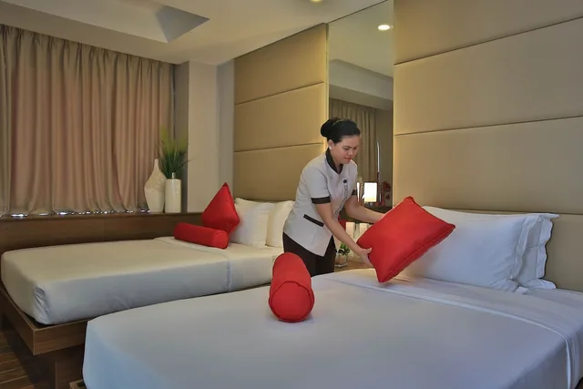 غرفة بريميير بسريرين منفصلين، Valero Grand Suite By Swiss-Belhotel Makati 6/8