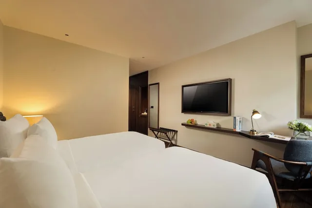 غرفة تنفيذية بسرير مزدوج أو سريرين منفصلين بإطلالة على المدينة، Hotel de Lagom Hanoi 3/4
