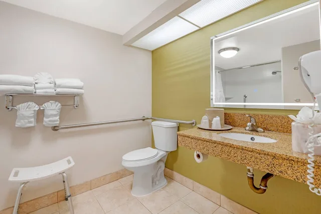 غرفة بسرير كينج بحوض استحمام لذوي الإعاقة، Comfort Inn Anaheim Resort 9/10