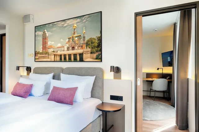 Suite, Double Bed, City View, WELCOME Hotel Darmstadt 9/10