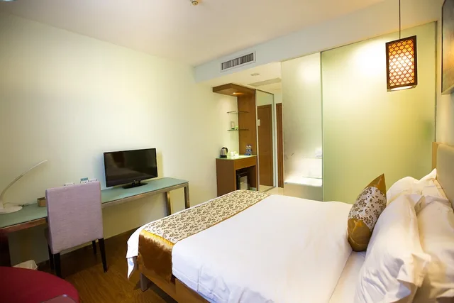 غرفة سوبيريور بسريرين منفصلين، Shanshui Trends Hotel North Huaqiang 3/3