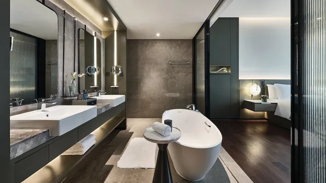 غرفة بريميوم بسرير فردي، Crowne Plaza Wuhan Development Zone 6/8