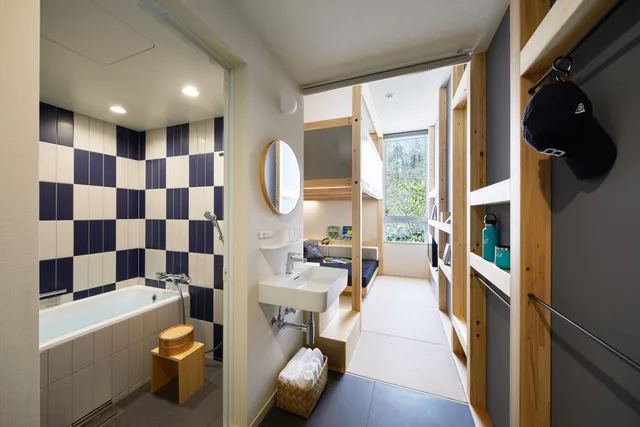 غرفة ثلاثية بحمام خاص، Hoshino Resort BEB5 Karuizawa 7/8