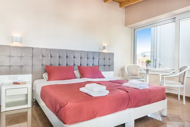 غرفة قياسية بسرير مزدوج أو سريرين منفصلين، Hotel Vergina Beach 2/4