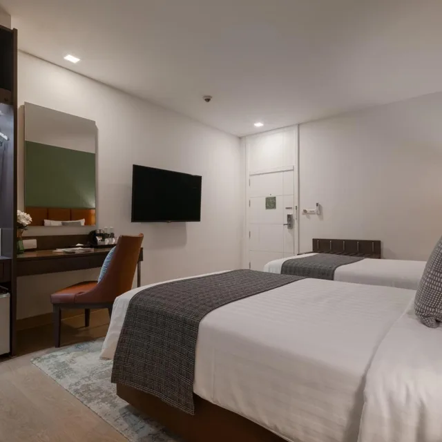 غرفة مريحة بسريرين منفصلين، The Legacy Hotel Nana Sukhumvit, Aspira Collection 3/5