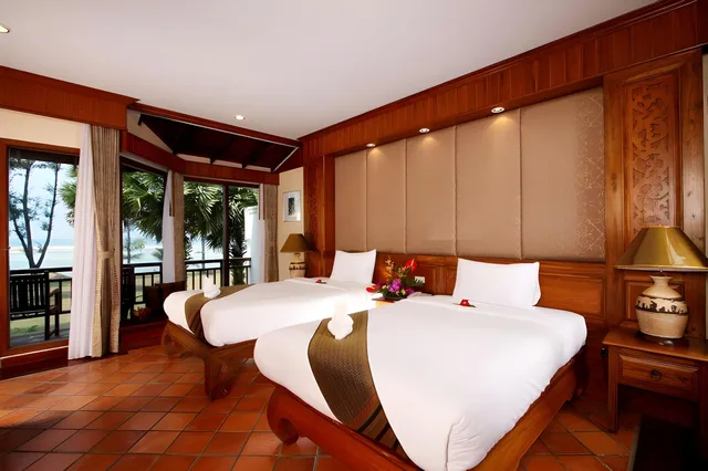 غرفة ديلوكس بسريرين مزدوجين، The Hotspring Beach Resort and Spa 1/1