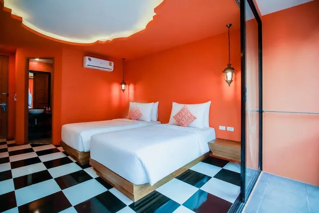 غرفة ديلوكس بسريرين منفصلين، Khaleej Mazz Hotel Patong 7/10