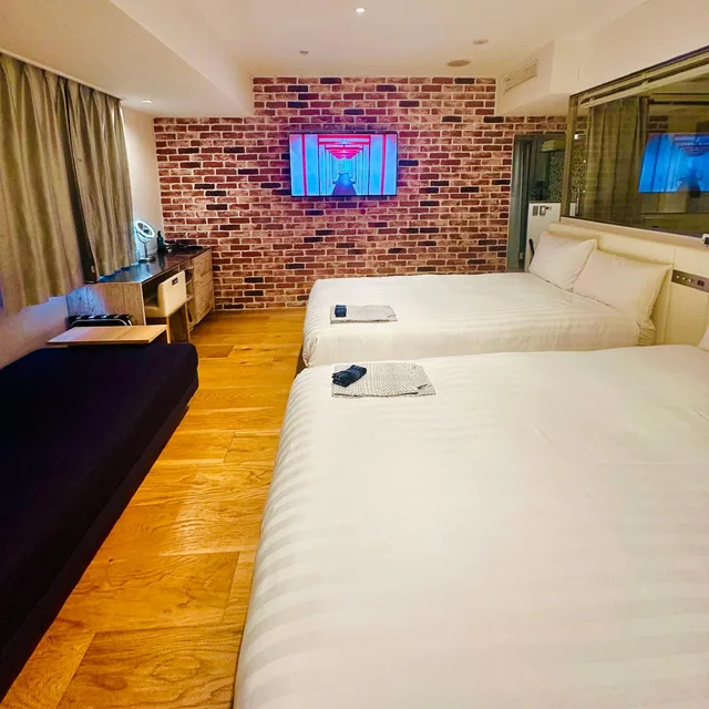 Semi Room, Factory, Modern, Comfort, 2 Semi Double Beds, Sofa، Shibuya Hotel En 2/2