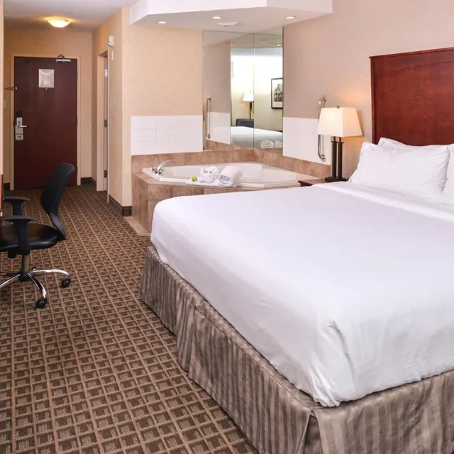 جناح بسرير كينج بجاكوزي، Holiday Inn Express And Suites Edmonton North 1/5