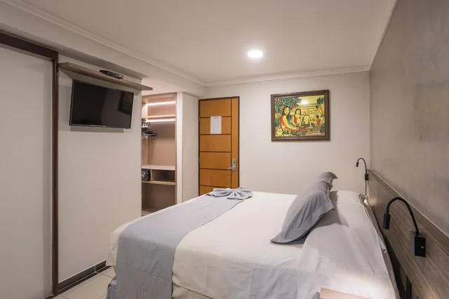 Superior, Double Bed, Side Sea View، Atlantico Praia Hotel 6/10