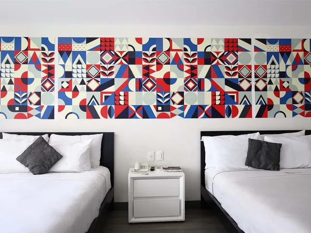 غرفة اقتصادية بسريرين مزدوجين، Hotel El Ejecutivo by Reforma Avenue 3/3