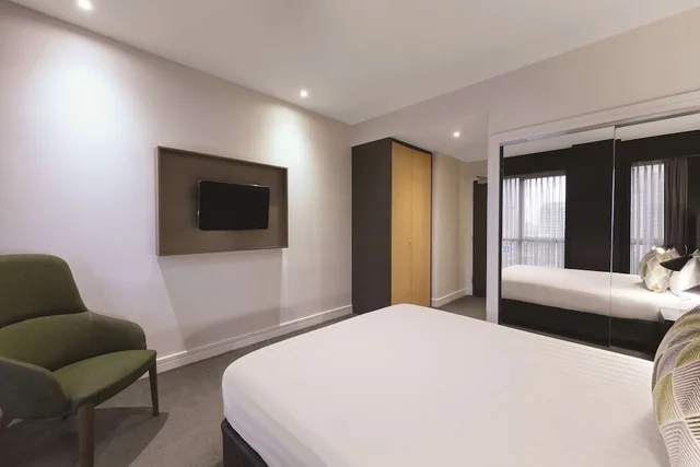 شقة ديلوكس بأربعة أسرّة بغرفتي نوم، Adina Apartment Hotel Melbourne 2/8