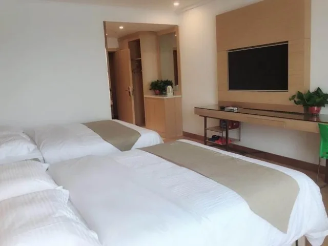 غرفة بسريرين منفصلين، Greentree Inn Huainan Jinjialing Road Oriental General Hospital 2/2