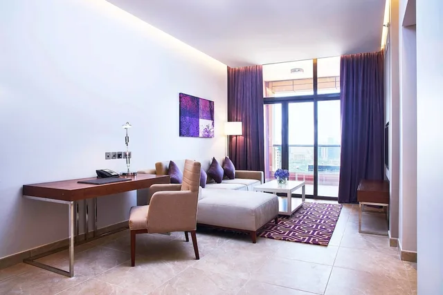 شقة بسريرين كوين بإطلالة على المدينة بغرفة نوم واحدة، Mercure Dubai Barsha Heights Hotel Suites and Apartments 8/9