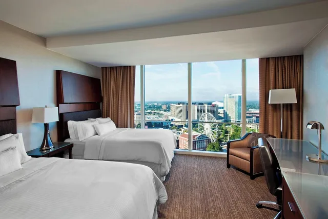 غرفة تقليدية بسريرين كوين، The Westin Peachtree Plaza Atlanta 2/10