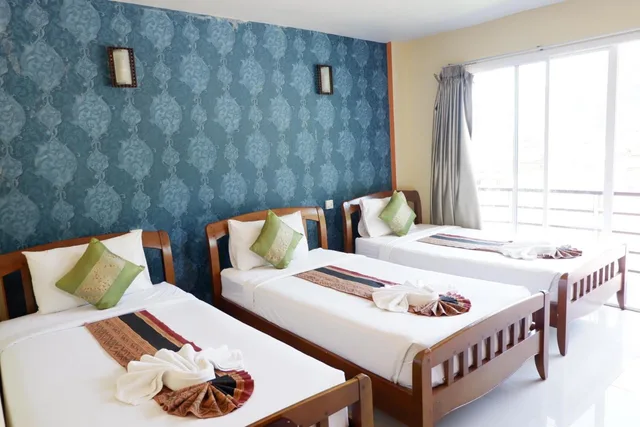 غرفة ثلاثية بشرفة، P.P. MAIYADA RESORT 10/10