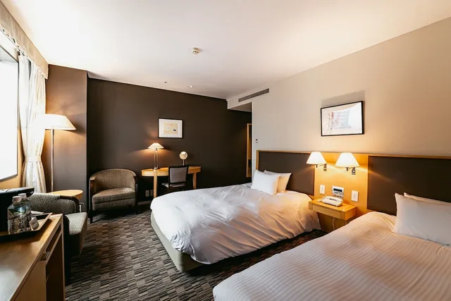 غرفة سوبيريور بسريرين منفصلين، Oarks Canal Park Hotel Toyama 1/6