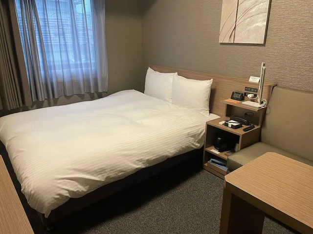 Room, Double Bed, Small, Hotel Route Inn Sakurai Ekimae 1/2