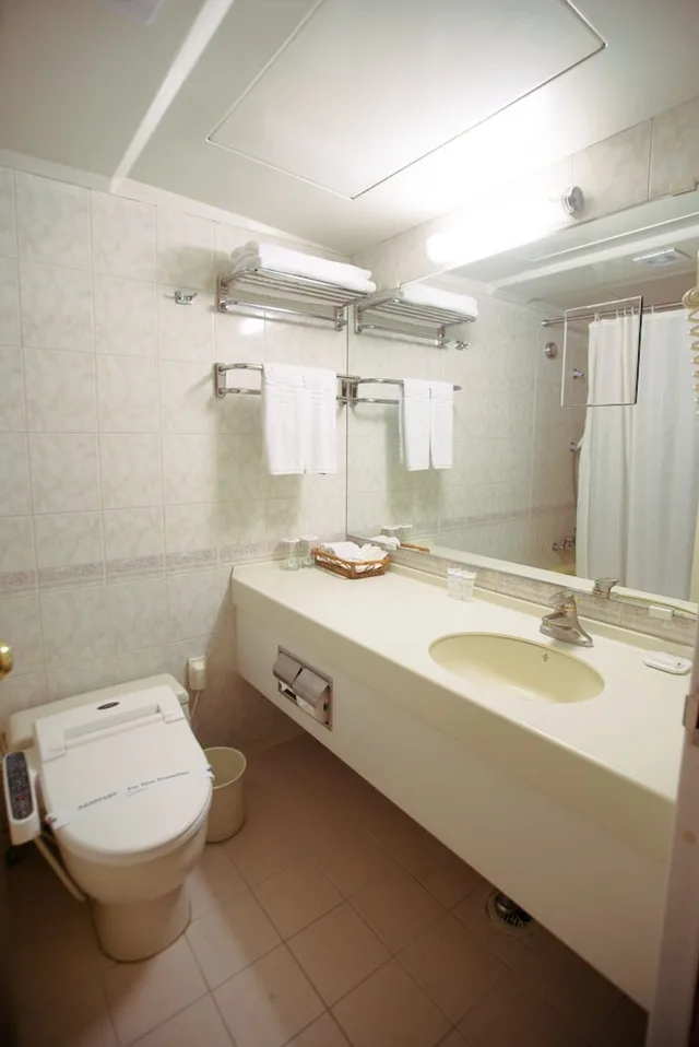 غرفة ديلوكس عائلية بسرير مزدوج وسرير فردي، Hotel International 4/4