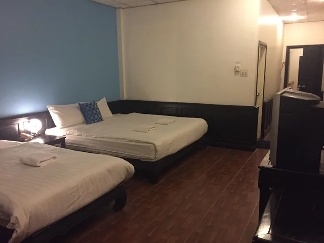 غرفة عائلية ثلاثية بسرير مزدوج وسرير فردي، Sengphachanh Hotel 2 1/4