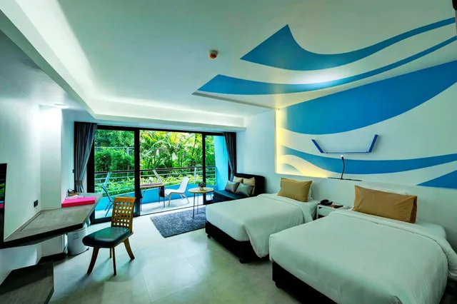 استوديو ديلوكس بسريرين منفصلين بشرفة، Splendid Hotel Khaoyai 1/8