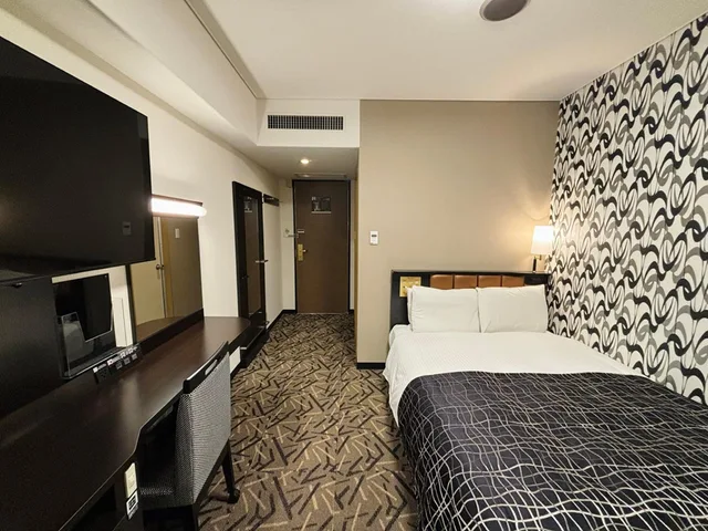 غرفة بسرير مزدوج للمدخنين، Apa Hotel Kitakami-Ekinishi 1/3