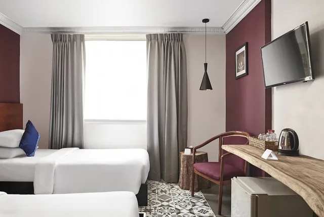 غرفة سوبيريور بسريرين منفصلين بإطلالة على المدينة لذوي الإعاقة، Pacific Hotel 5/10