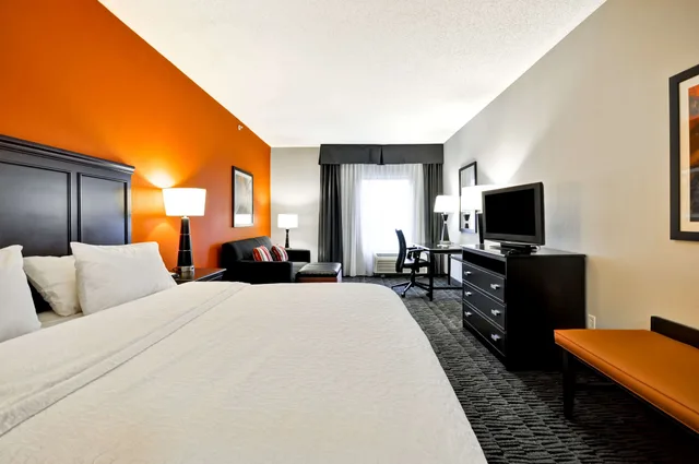 غرفة ديلوكس بسرير كينج مع أريكة، Hampton Inn West Palm Beach Fl Turnpike 2/9