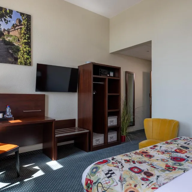 غرفة كومفورت بسرير مزدوج أو سريرين منفصلين، Qualys Hotel Val Vignes 5/7