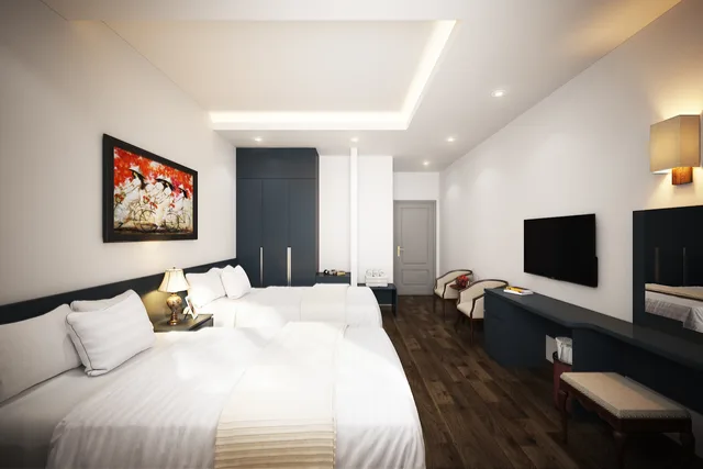 Deluxe, Twin Beds, Hotel The Hanoi 1/2