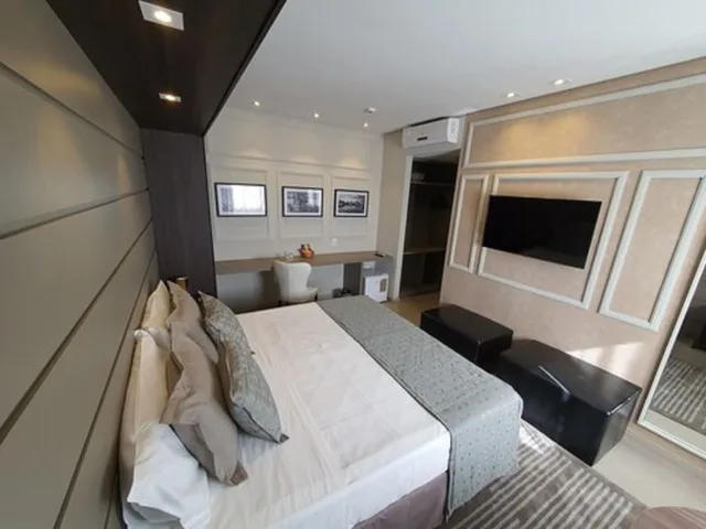 غرفة فاخرة بسرير كينج، Class Hotel - Piracicaba 2/3