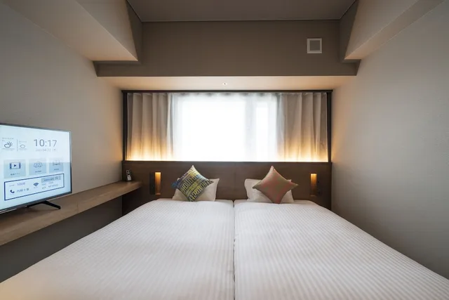 غرفة قياسية مفردة بسريرين منفصلين، Hotel Oriental Express Fukuoka Nakasu Kawabata 4/5